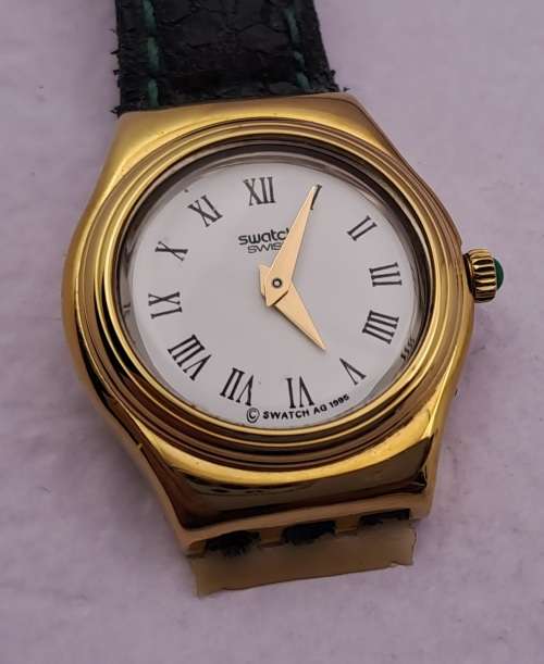 Swiss Swatch IRONY AG 1995 watch need a new strap - Working