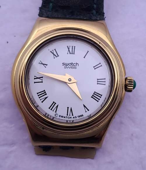 Swiss Swatch IRONY AG 1995 watch need a new strap - Working