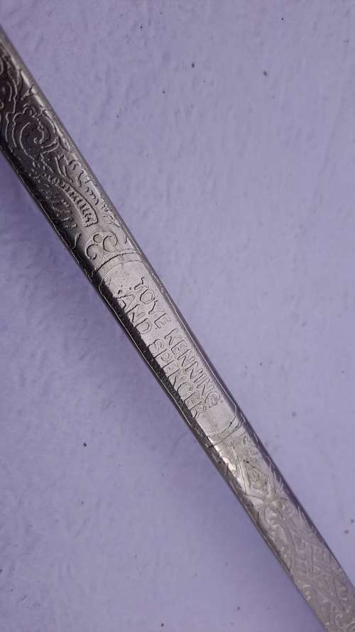 Antique/ Vintage Toye Kenning and Spencer ceremonial Masonic sword in scabbard 855mm