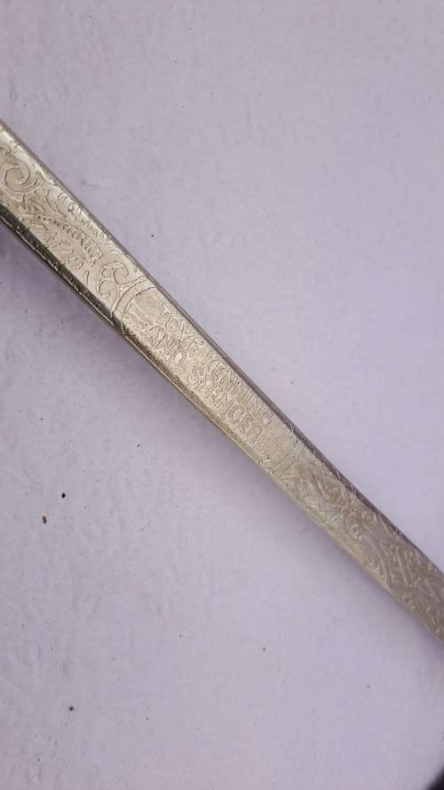 Antique/ Vintage Toye Kenning and Spencer ceremonial Masonic sword in scabbard 855mm