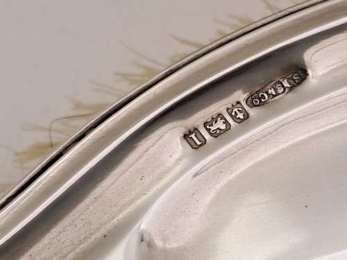 4 pc 1910 Hallmarked Sterling .925 Silver Vanity set by Samuel M.Levi-Berlingham