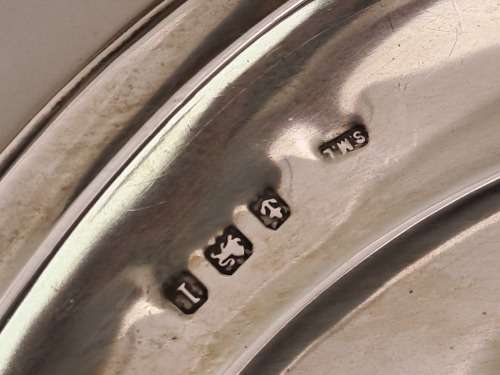 4 pc 1910 Hallmarked Sterling .925 Silver Vanity set by Samuel M.Levi-Berlingham