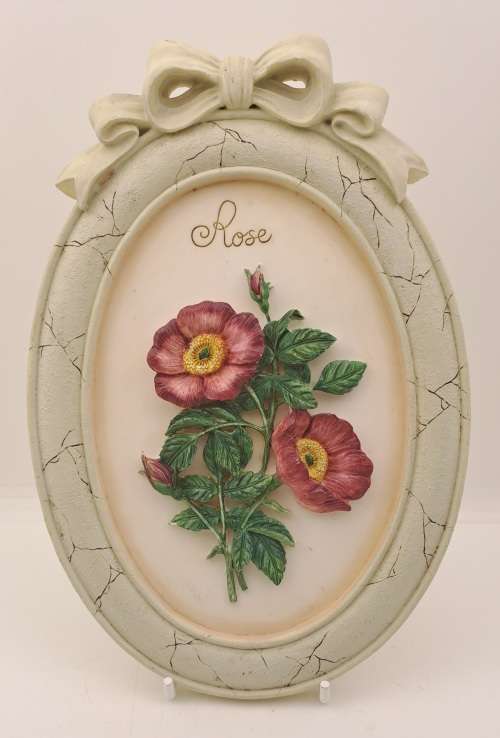 Hand Painted Marks & Spencer Wall Plate with wire stand 210x147x20mm