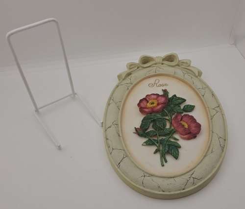Hand Painted Marks & Spencer Wall Plate with wire stand 210x147x20mm