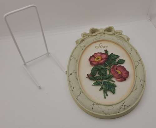Hand Painted Marks & Spencer Wall Plate with wire stand 210x147x20mm
