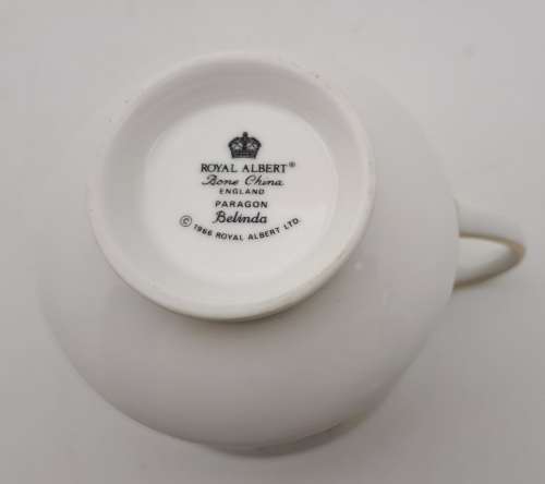 Vintage Royal Albert Belinda Replacement tea cup -68x80x102mm