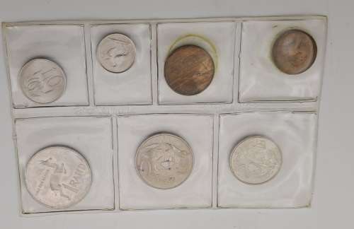 1982 - RSA Uncirculated Mint Pack 7 Coins- By S.A Mint