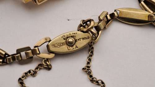 Vintage 1930`s Ladies H.Newman ROLEX 10kt GOLD manual wind watch -WORKING (crown is loose )