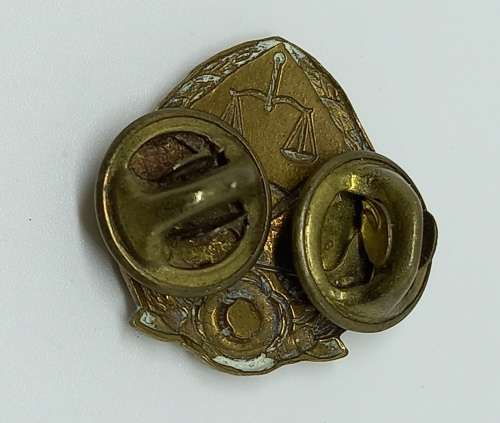 Vintage South Africa GDPS Prison Services Collar badge - Brass  22x17mm