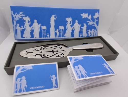 Vintage Wedgwood Silver Plated Cake Server Unused -Boxed