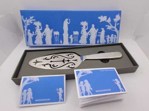 Vintage Wedgwood Silver Plated Cake Server Unused -Boxed