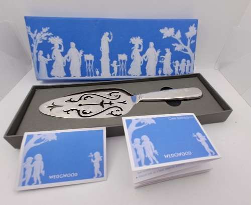 Vintage Wedgwood Silver Plated Cake Server Unused -Boxed