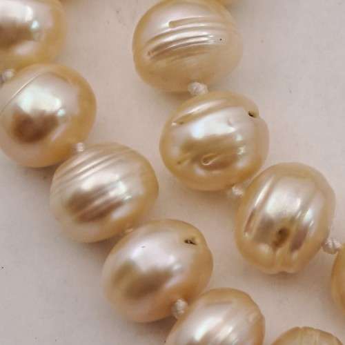 Pre-owned 50 cm Pearl Necklace in box 44 pearls