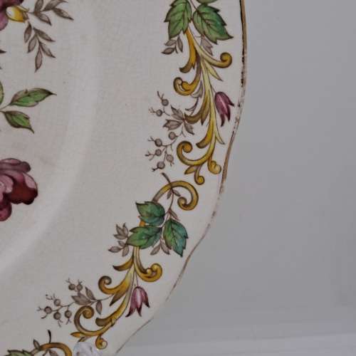 Vintage 1930`s Vintage Old Foley Plate -James Kent (Glaze have some Grazing due to age)