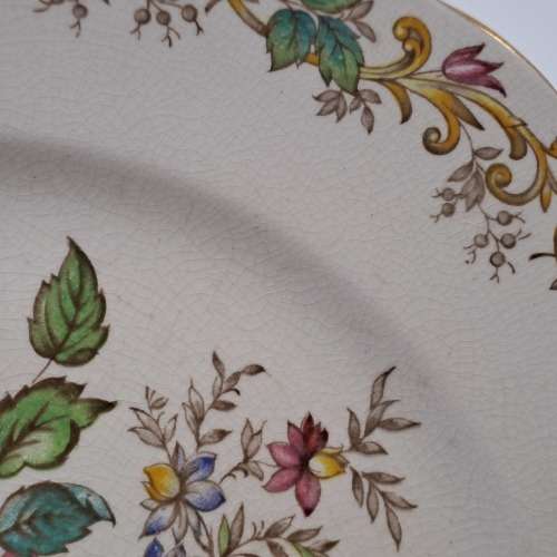 Vintage 1930`s Vintage Old Foley Plate -James Kent (Glaze have some Grazing due to age)