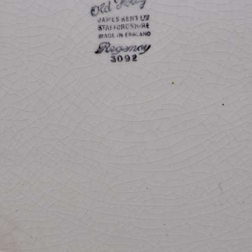 Vintage 1930`s Vintage Old Foley Plate -James Kent (Glaze have some Grazing due to age)