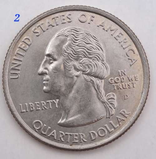 6 x USA Washington ¼ Dollars-Florida-Alabama-Nevada-Missouri-Kentucky-Utah