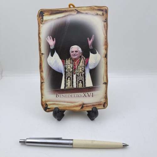 Small Print on Board of Benedetto XVI 101x150x4mm