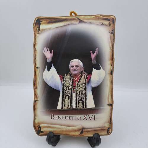 Small Print on Board of Benedetto XVI 101x150x4mm