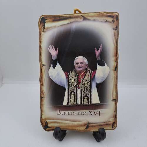 Small Print on Board of Benedetto XVI 101x150x4mm