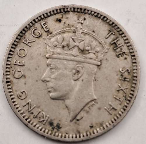 1959 Southern Rhodesia 3 Pence - George VI