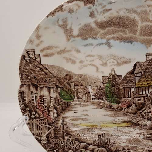 Small Vintage Rosenthal Pompadour plate 116mm made in SELB-Germany- with wire Hanger