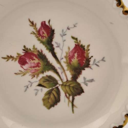 Small Vintage Rosenthal Pompadour plate 116mm made in SELB-Germany- with wire Hanger