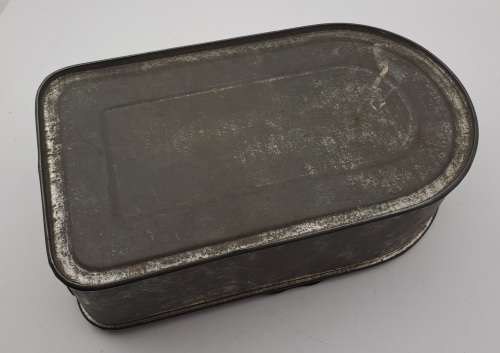 Vintage ACME Miners Snap tin / Lunch Tin 57x203x115mm