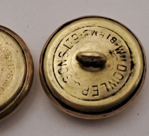 11 WW2 SAA South African Airforce Buttons (Different British Makers) 23mm