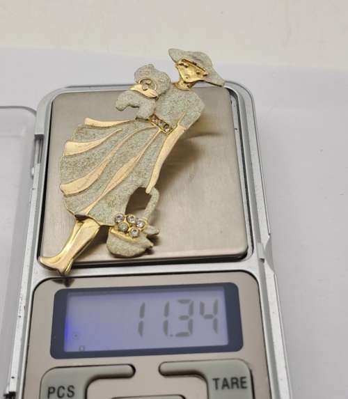 Vintage Brooch 70x35mm