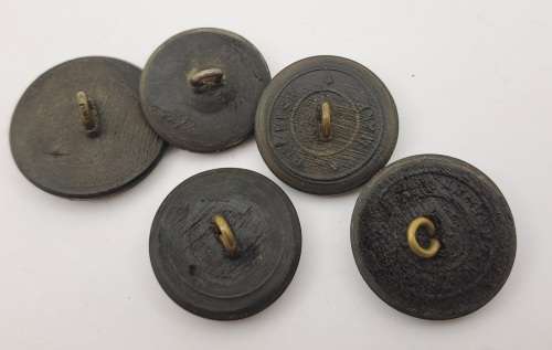 Lot of 5 -Different WW2 British Buttons
