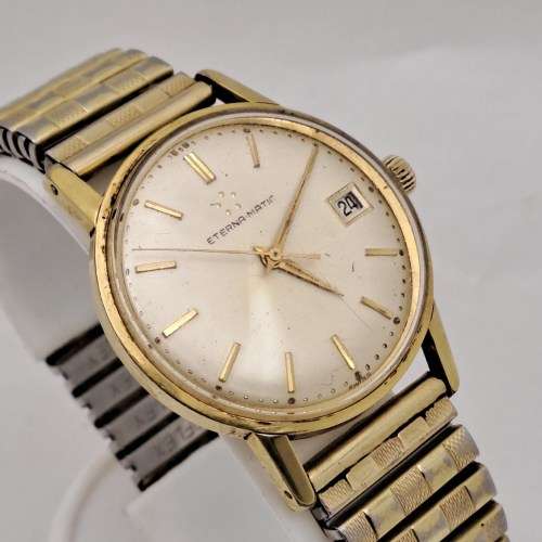 1960`s Eterna-Matic Mens Automatic watch -working  Swiss Made