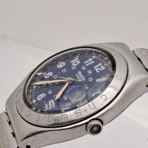 1993 Pre-owned Swiss Swatch Irony Mens Watch -working