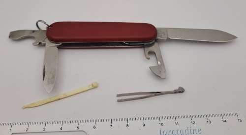 Vintage Victorinox Officier Swiss Army knife  with Toothpick & Tweezer