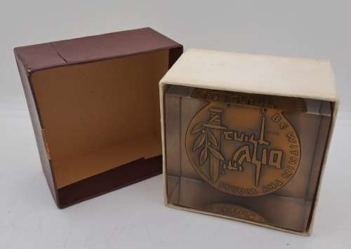 1959  Israel Medal - Valour- in Perspex Mould -by Israel Mint in Box