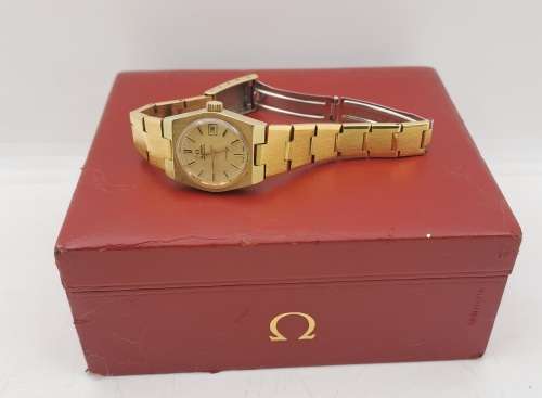 Pre-owned Vintage Ladies Omega Geneve Automatic watch working -in box