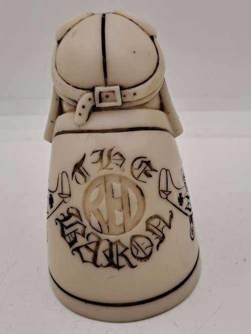 Collectable John Biccard collection Red Baron  Whimsical Figurine (Crushed Marble and Resin)