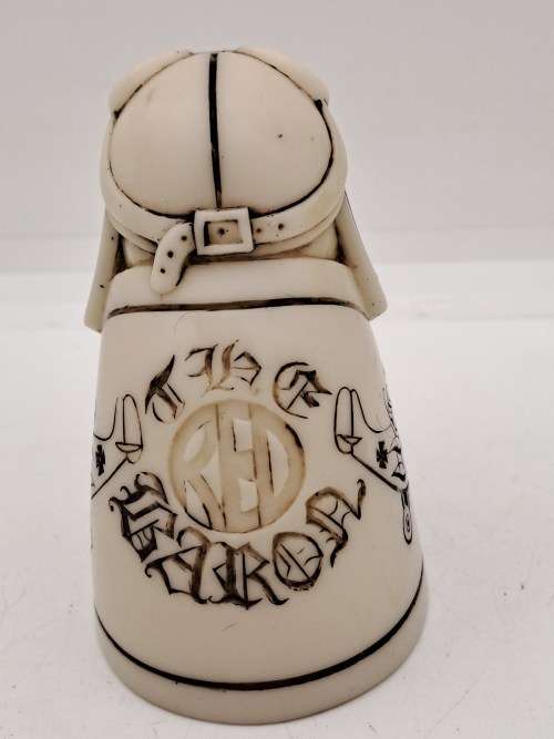 Collectable John Biccard collection Red Baron  Whimsical Figurine (Crushed Marble and Resin)