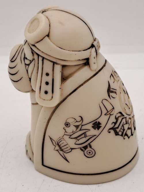 Collectable John Biccard collection Red Baron  Whimsical Figurine (Crushed Marble and Resin)