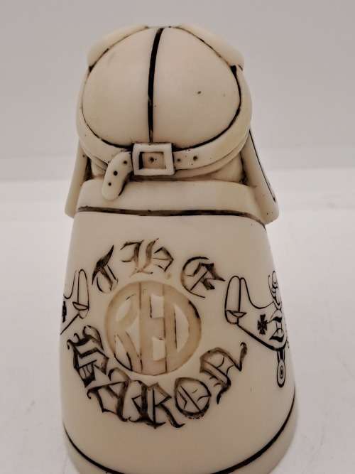 Collectable John Biccard collection Red Baron  Whimsical Figurine (Crushed Marble and Resin)