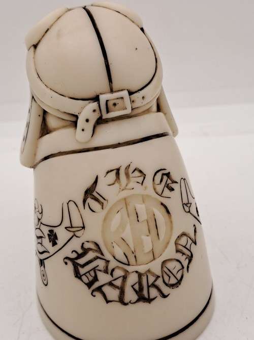 Collectable John Biccard collection Red Baron  Whimsical Figurine (Crushed Marble and Resin)