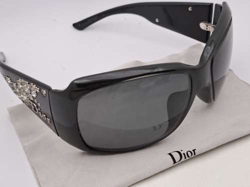 Pre-owned Christian Dior Strassy 1 D2895 Sunglasses in Case -Made in Italy (with Extra pair Lenses)