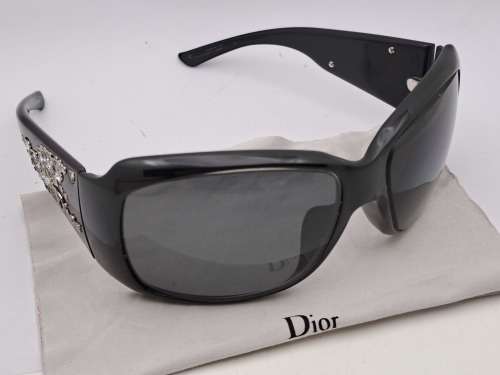 Pre-owned Christian Dior Strassy 1 D2895 Sunglasses in Case -Made in Italy (with Extra pair Lenses)