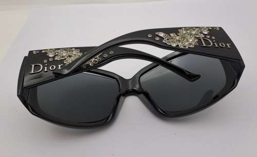 Pre-owned Christian Dior Strassy 1 D2895 Sunglasses in Case -Made in Italy (with Extra pair Lenses)