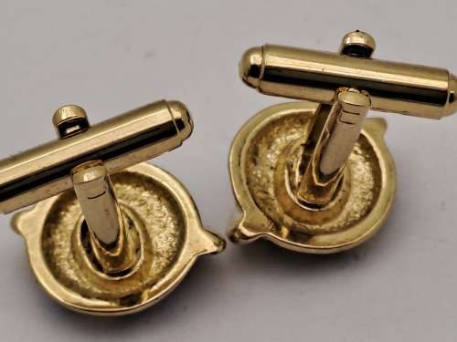 Vintage Plated Cufflink Pair