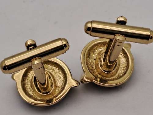 Vintage Plated Cufflink Pair
