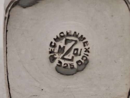 Vintage .925 Sterling Silver Hecho en Mexico Perfume Bottle