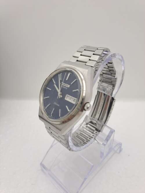 Pre-owned Vintage Mens CITIZEN Seven Quartz Watch 4-281802 KT- Serial 11204008 - Working -in Case
