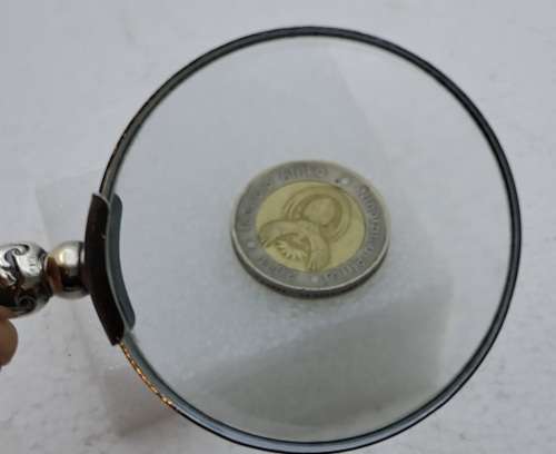 Antique Hallmarked Sterling Silver Magnifying Glass -England