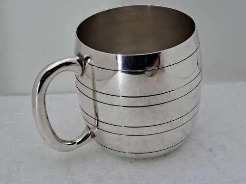 Genuine EMESS Silverplate Mug 9,5cm x 13cm x 8,5cm